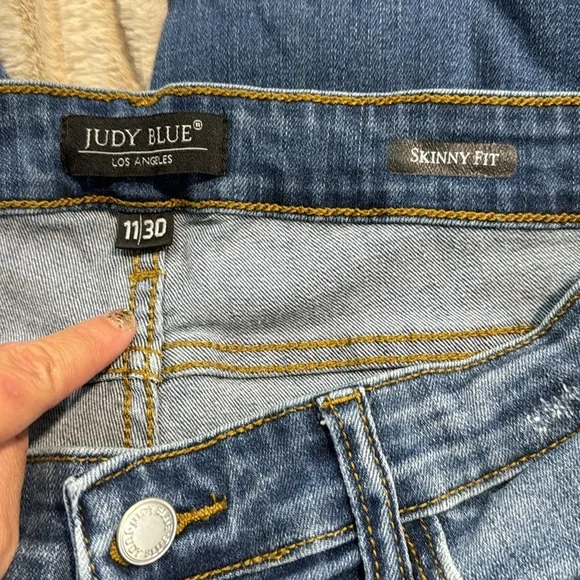 Judy blue leopard patch jeans - Picture 8 of 9